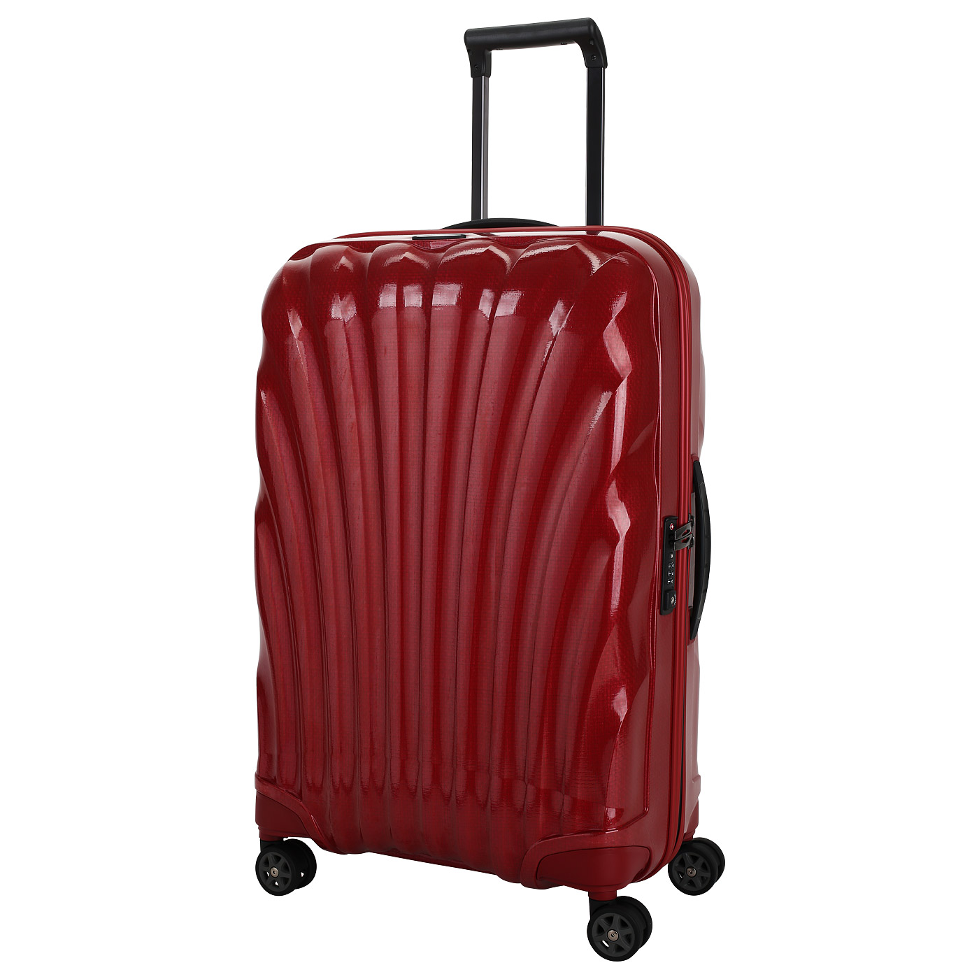 Samsonite Чемодан средний M из материала Curv с кодовым замком