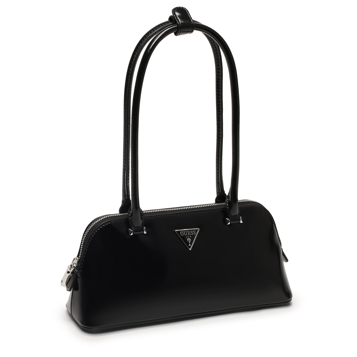 Лакированная сумка с длинными ручками Guess Arnela