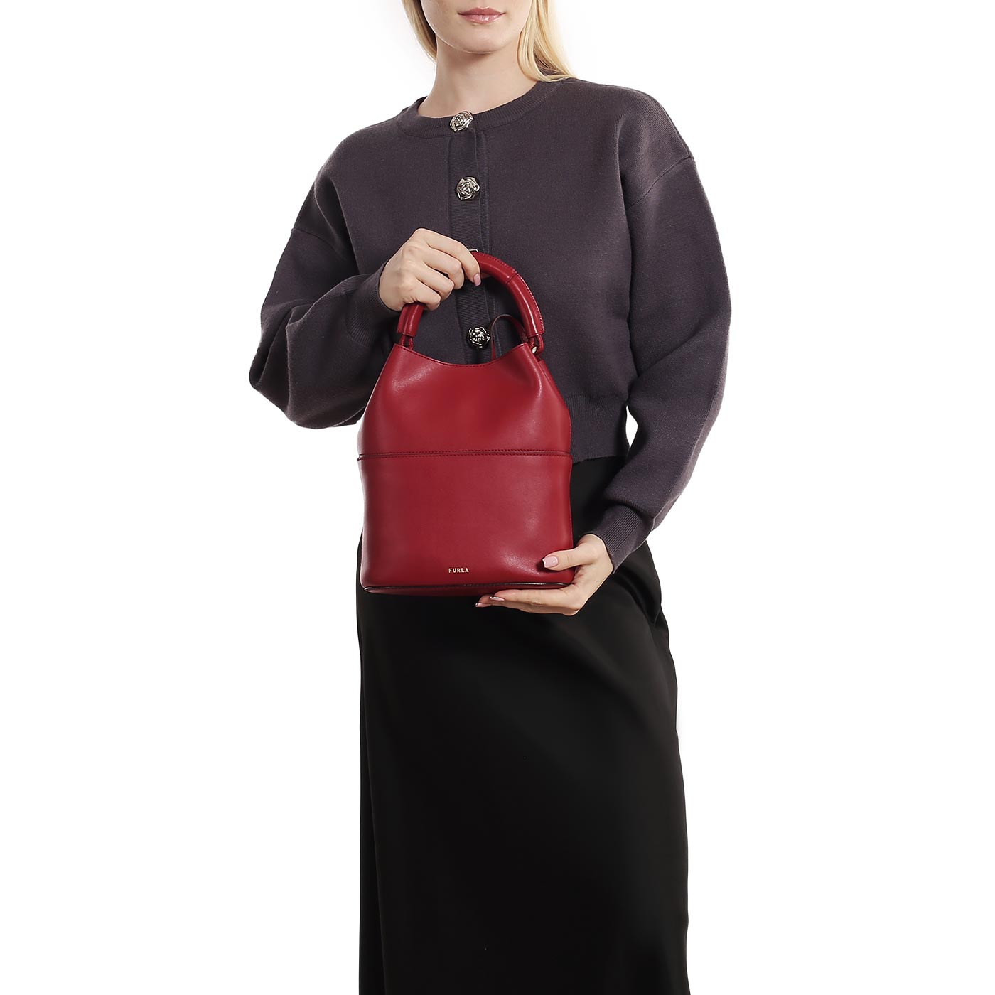 Кожаная сумка Furla Sfera