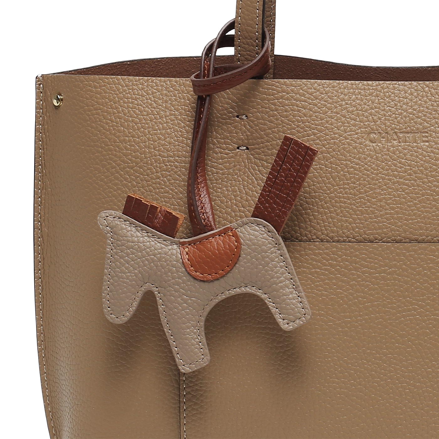 Кожаный брелок Chatte Marseille