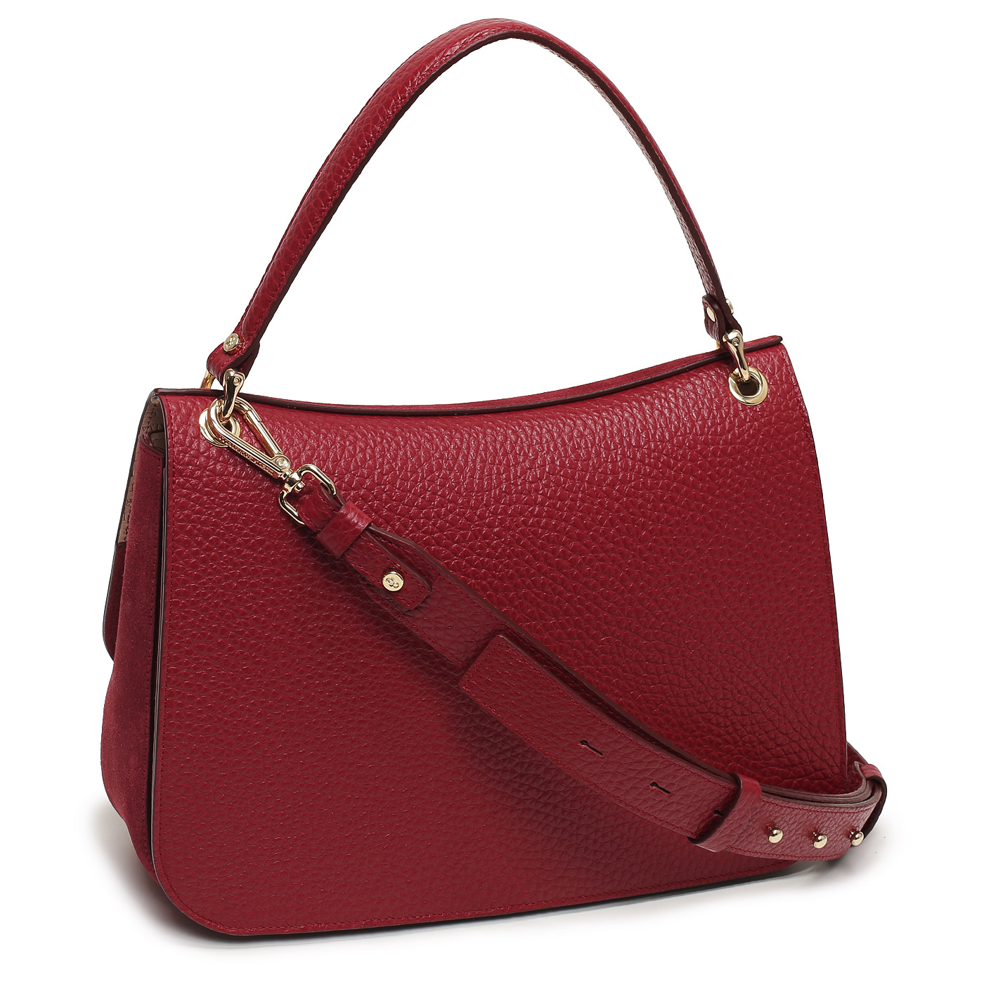 Кожаная сумка Carlo Salvatelli Madeleine camoscio