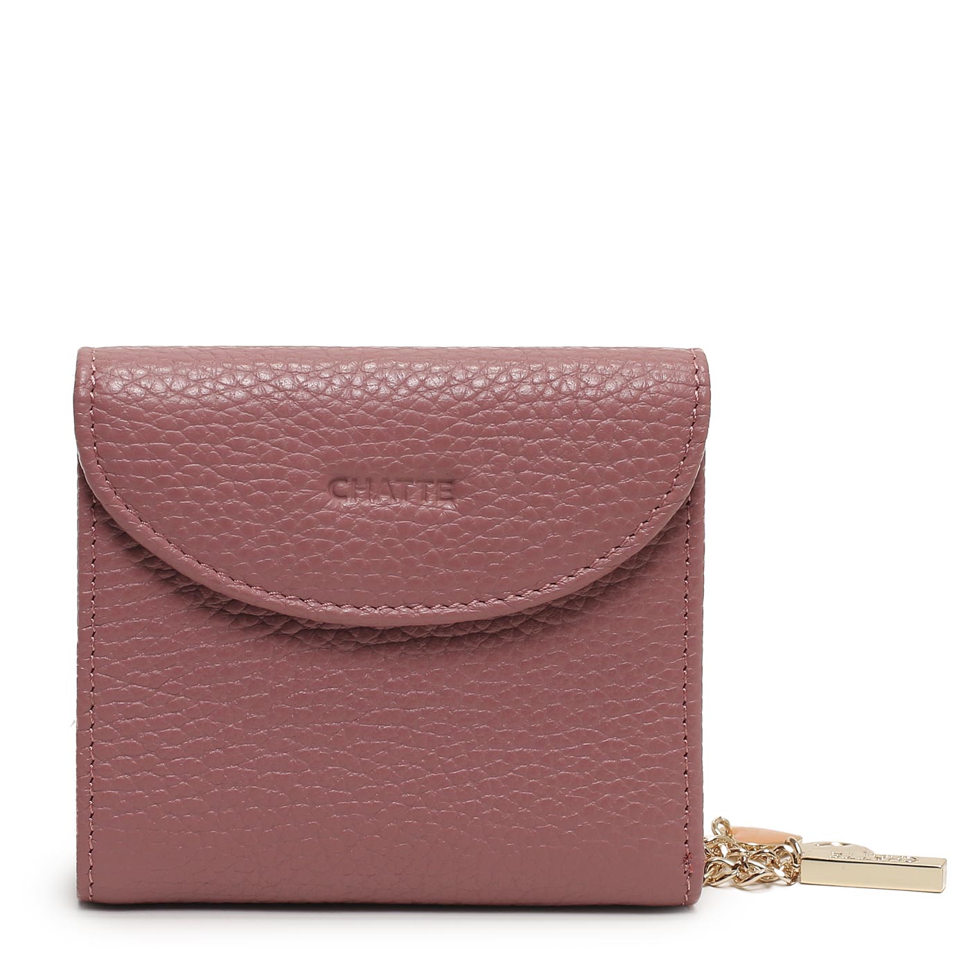 Chatte Кожаный кошелек на кнопке