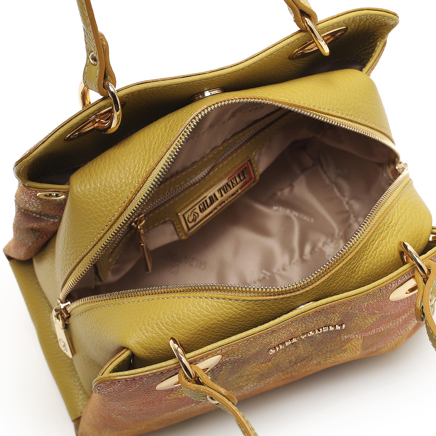 Кожаная сумка Gilda Tonelli Fiori