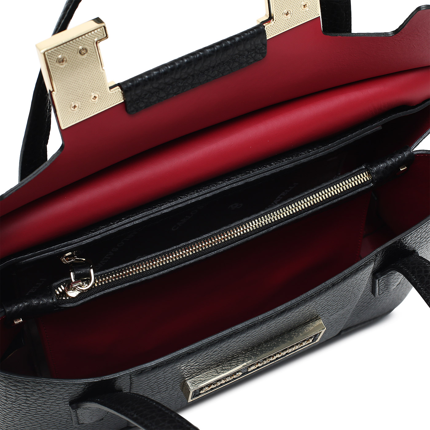 Кожаная сумка Carlo Salvatelli Marta cervino