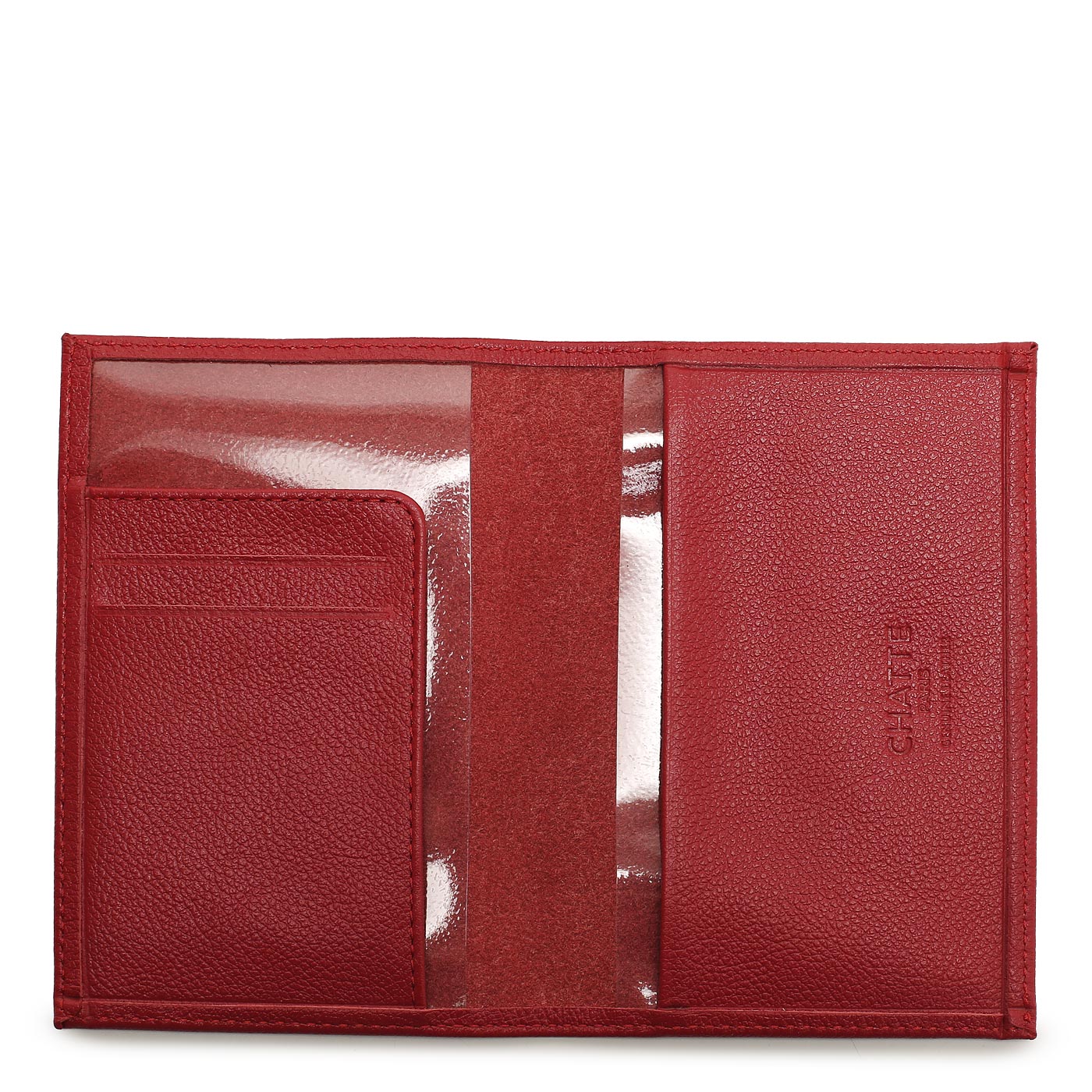 Кожаная обложка для паспорта Chatte Lion