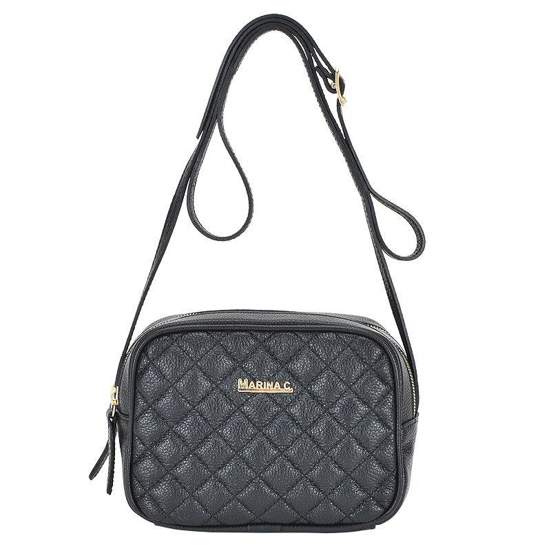 Marina Creazioni Женская кожаная сумка через плечо