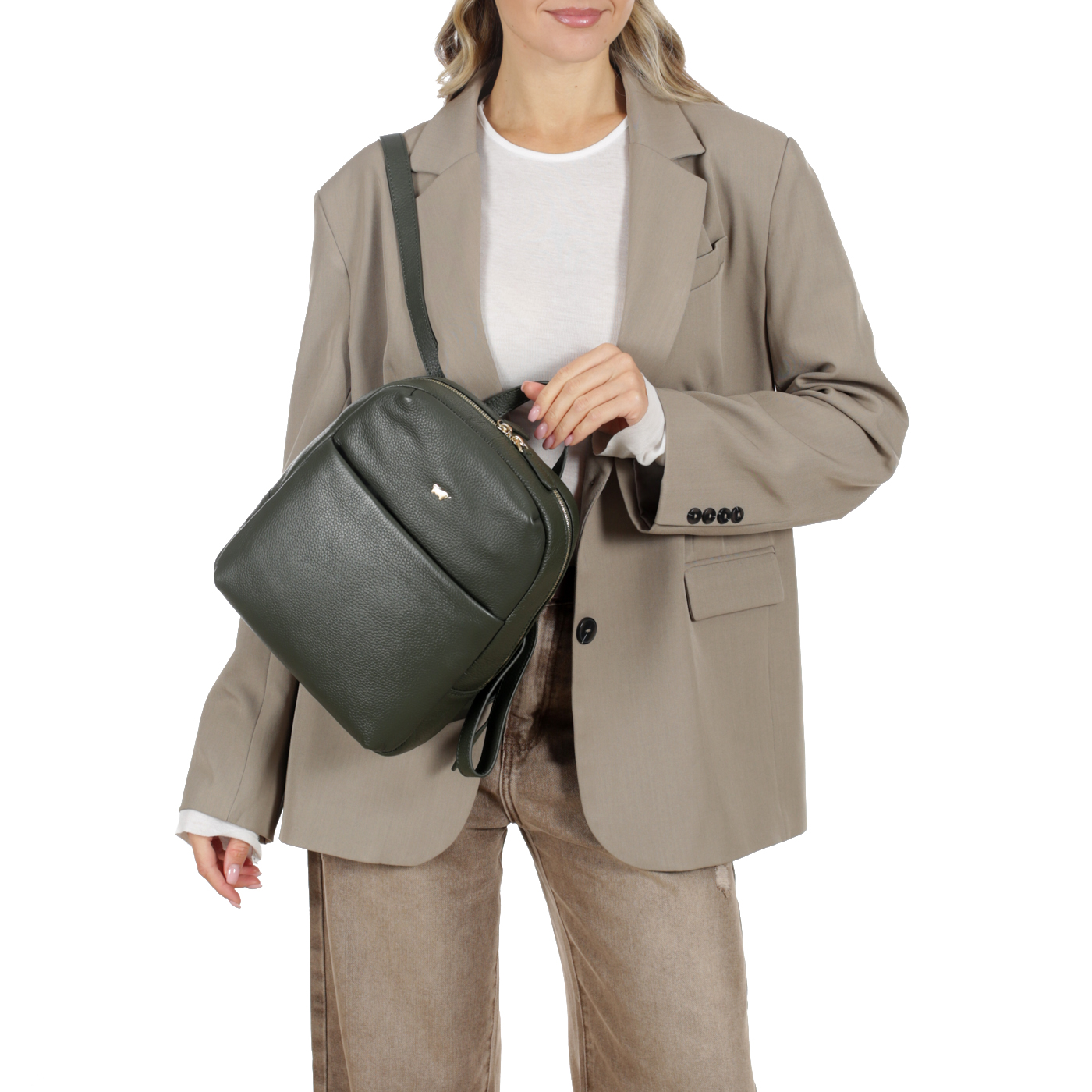 Кожаный рюкзак Braun Buffel Hanna