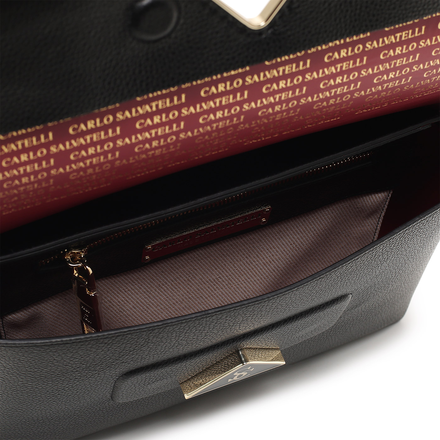 Кожаная сумка Carlo Salvatelli Stefani gemma