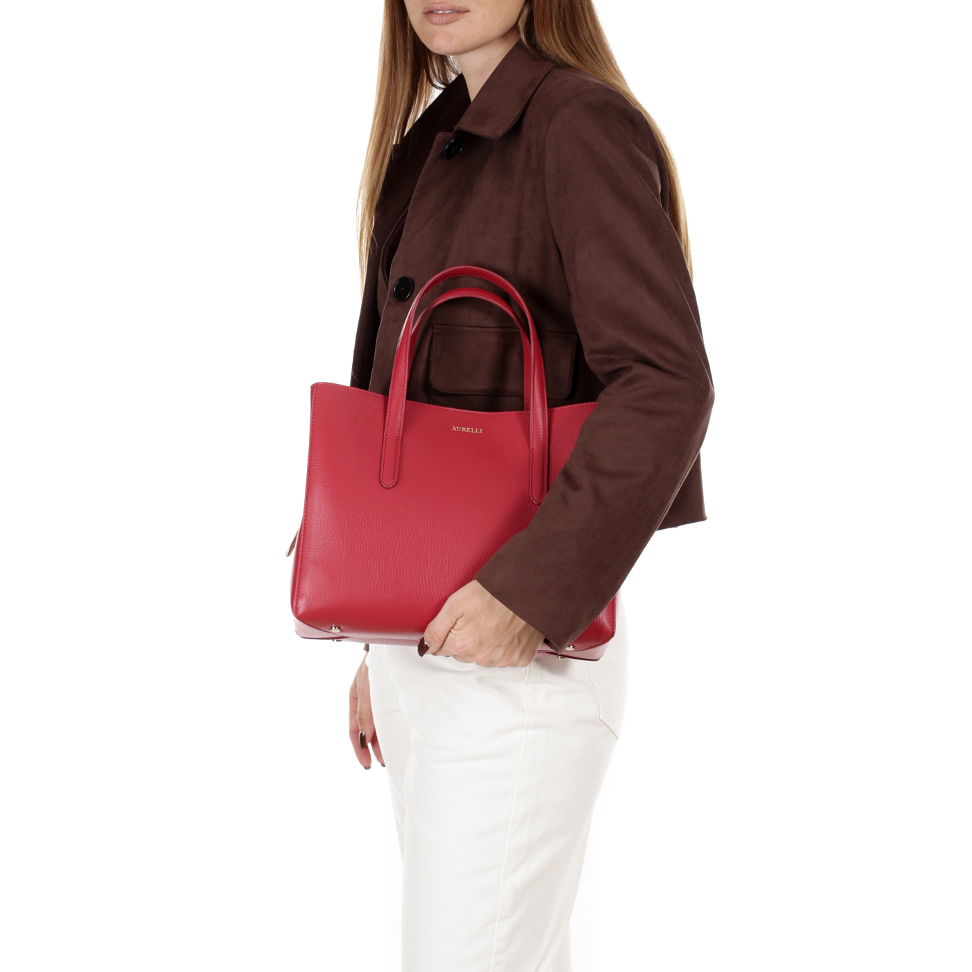 Кожаная сумка Aurelli Soft