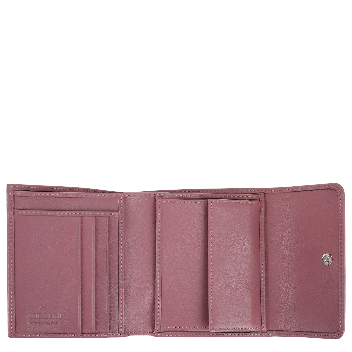 Кошелек складной на кнопке Aurelli Ocean