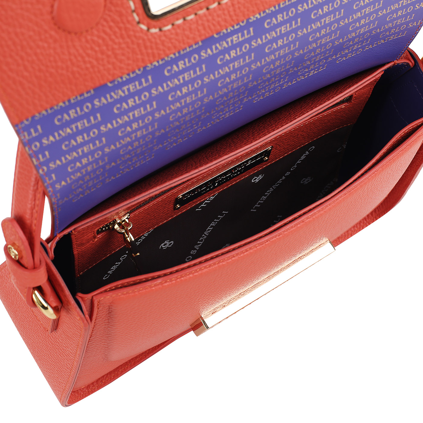 Кожаная сумка Carlo Salvatelli Petra gemma
