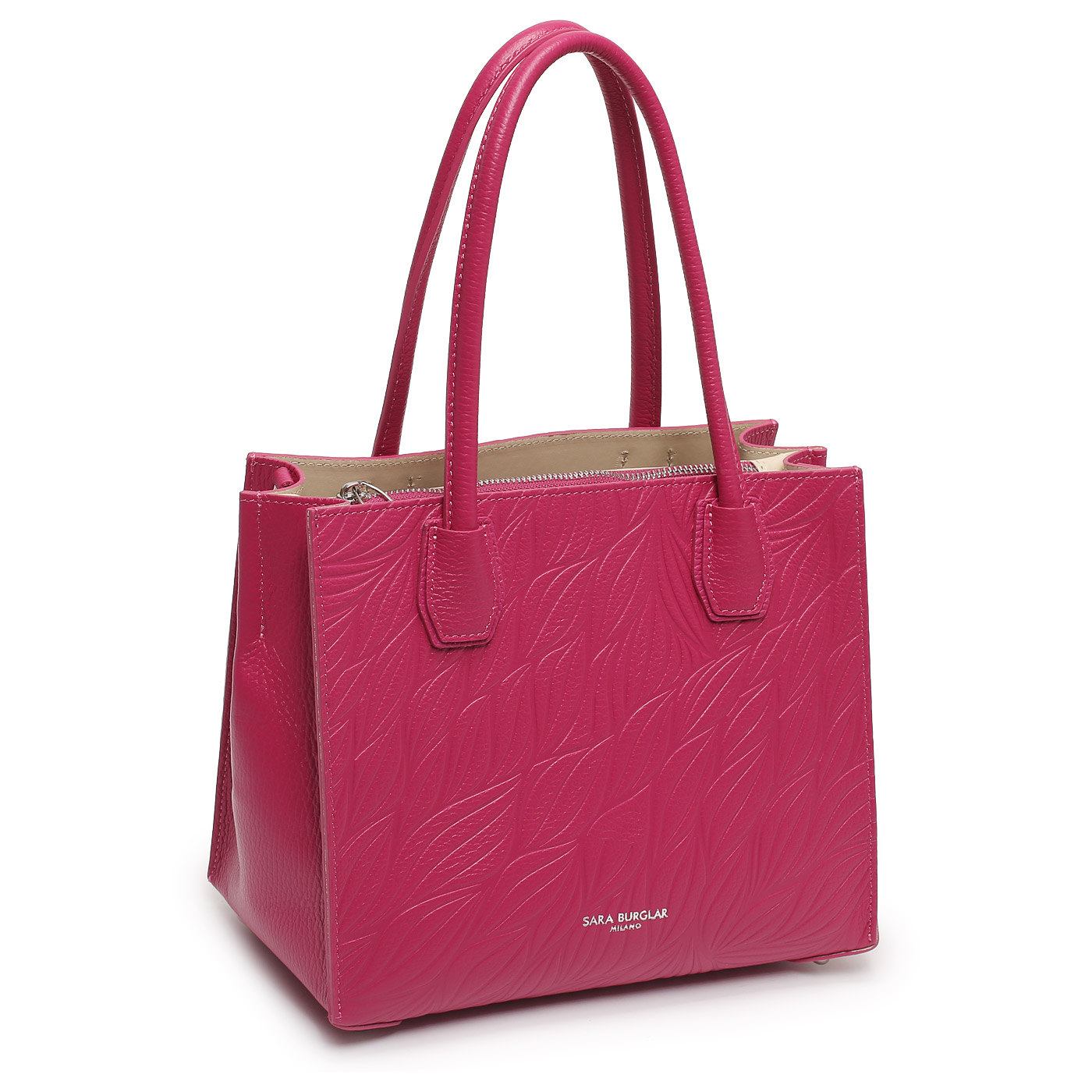 Кожаная сумка Sara Burglar Emma leaf