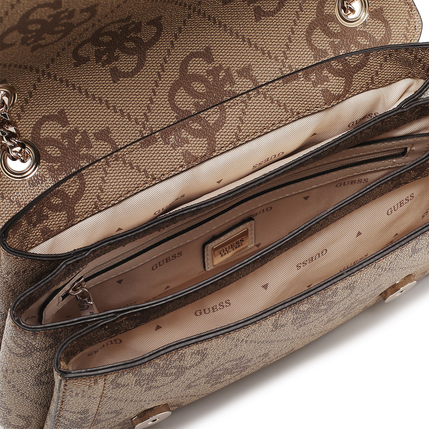 Сумка с ручками-цепочками Guess Noelle