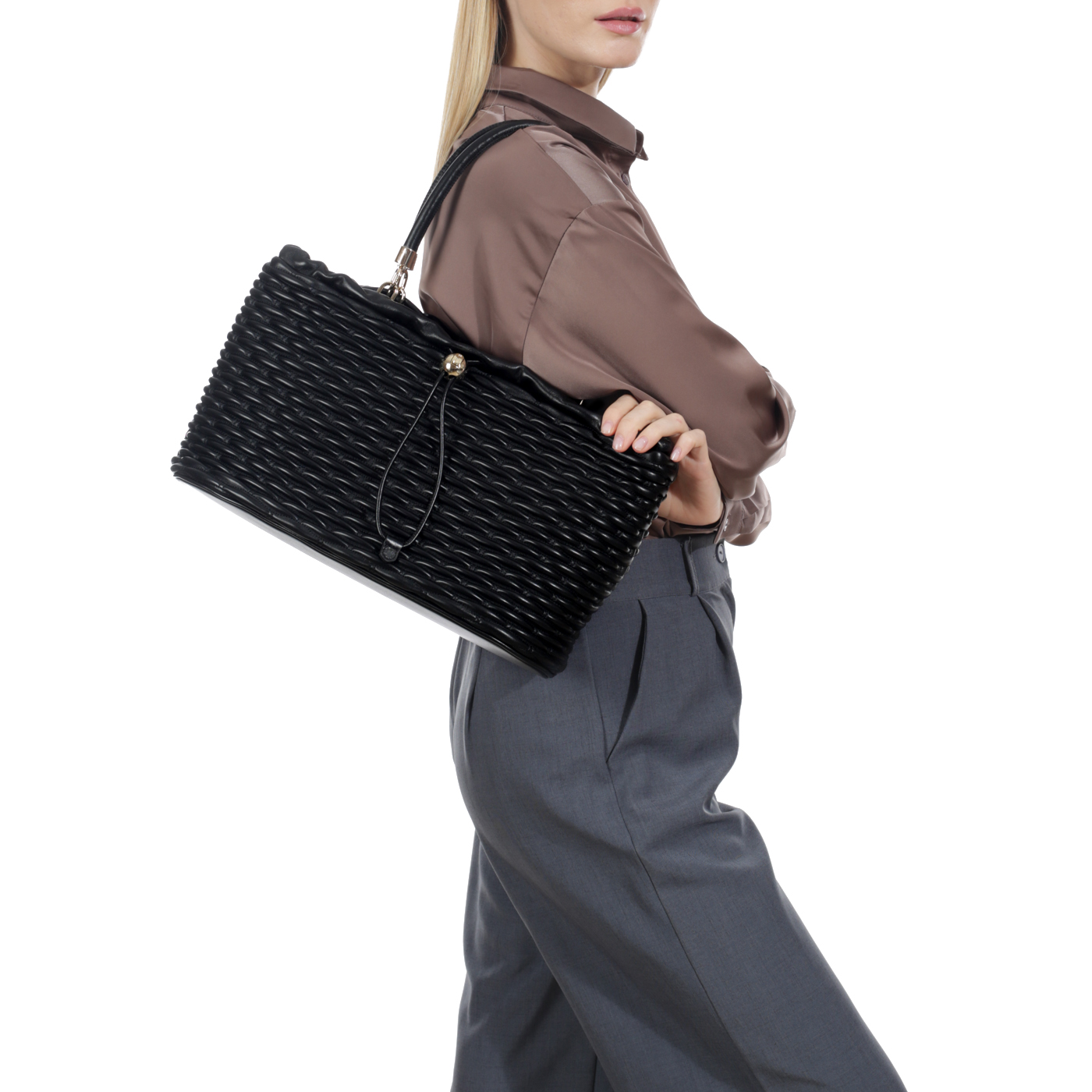 Кожаная сумка Furla Mionido