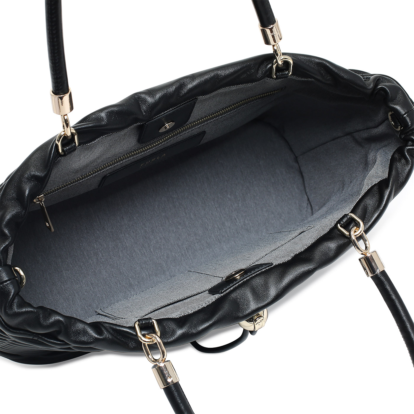 Кожаная сумка Furla Mionido