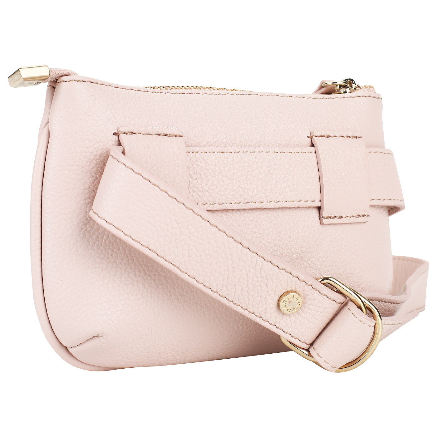 Розовая поясная сумочка Marina Creazioni 