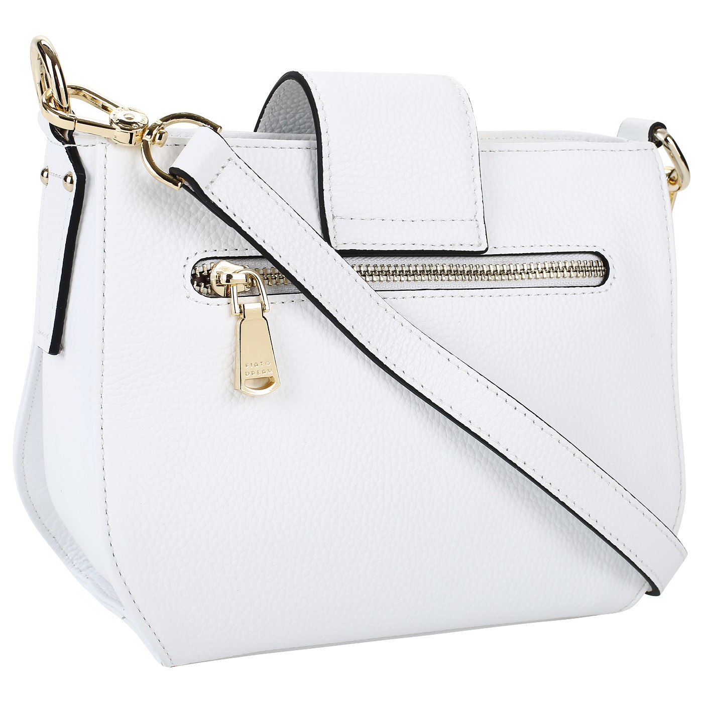 Женская сумочка из белой кожи Fiato Dream 