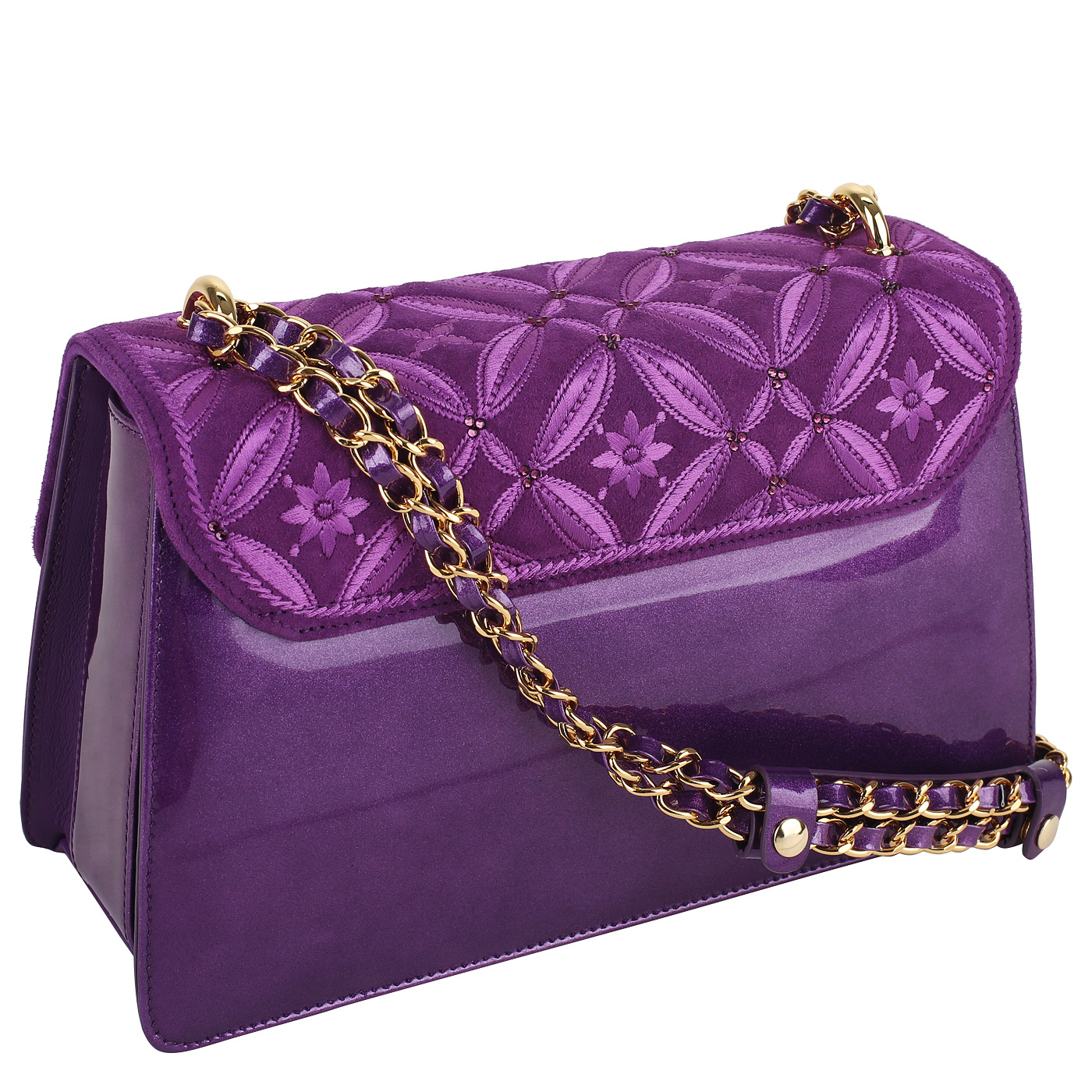 Сумка через плечо с цепочкой Valentino Orlandi Soleil